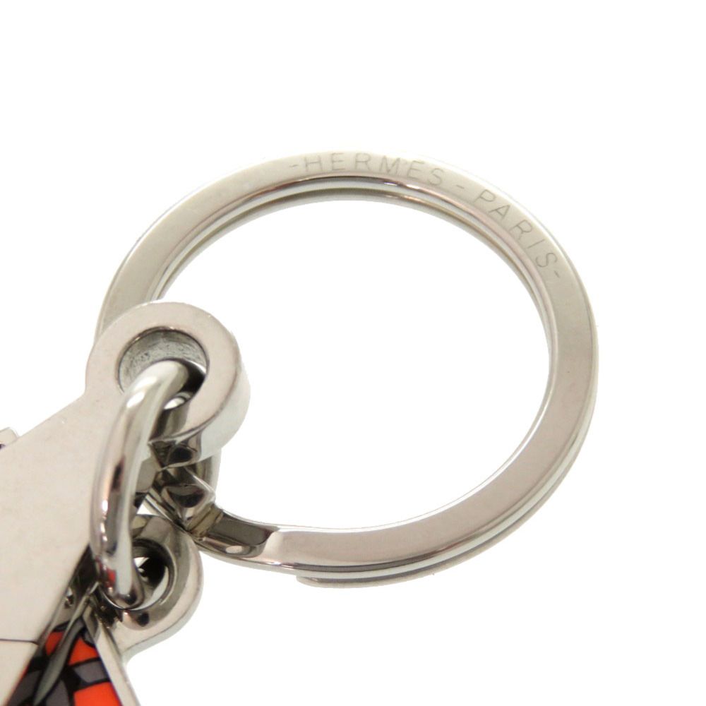 Hermes Illusion Key Ring Orange Holder 1051 — view 3