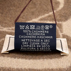 Hermes Scarf Click Se Nue Cashmere Shawl Brown Marron-glace Cles — view 6