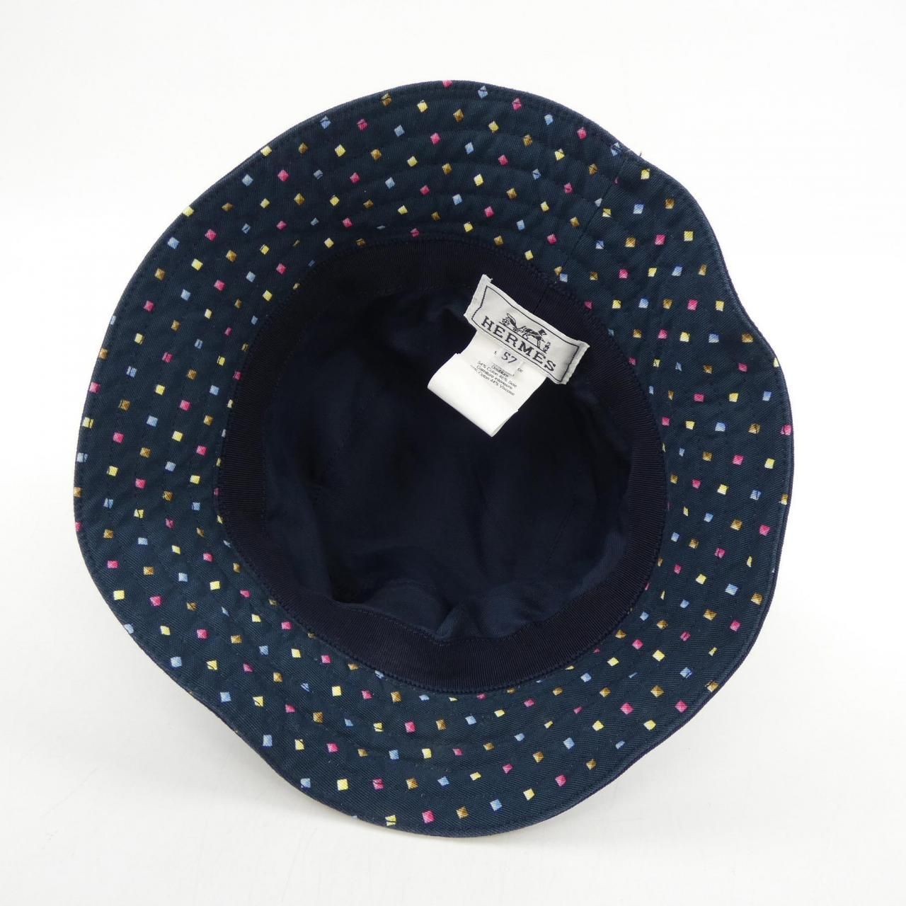 Hermes Navy Size 57 Hat — view 5