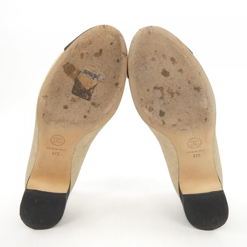 Chanel Size 37.5 Black Shoes — view 4