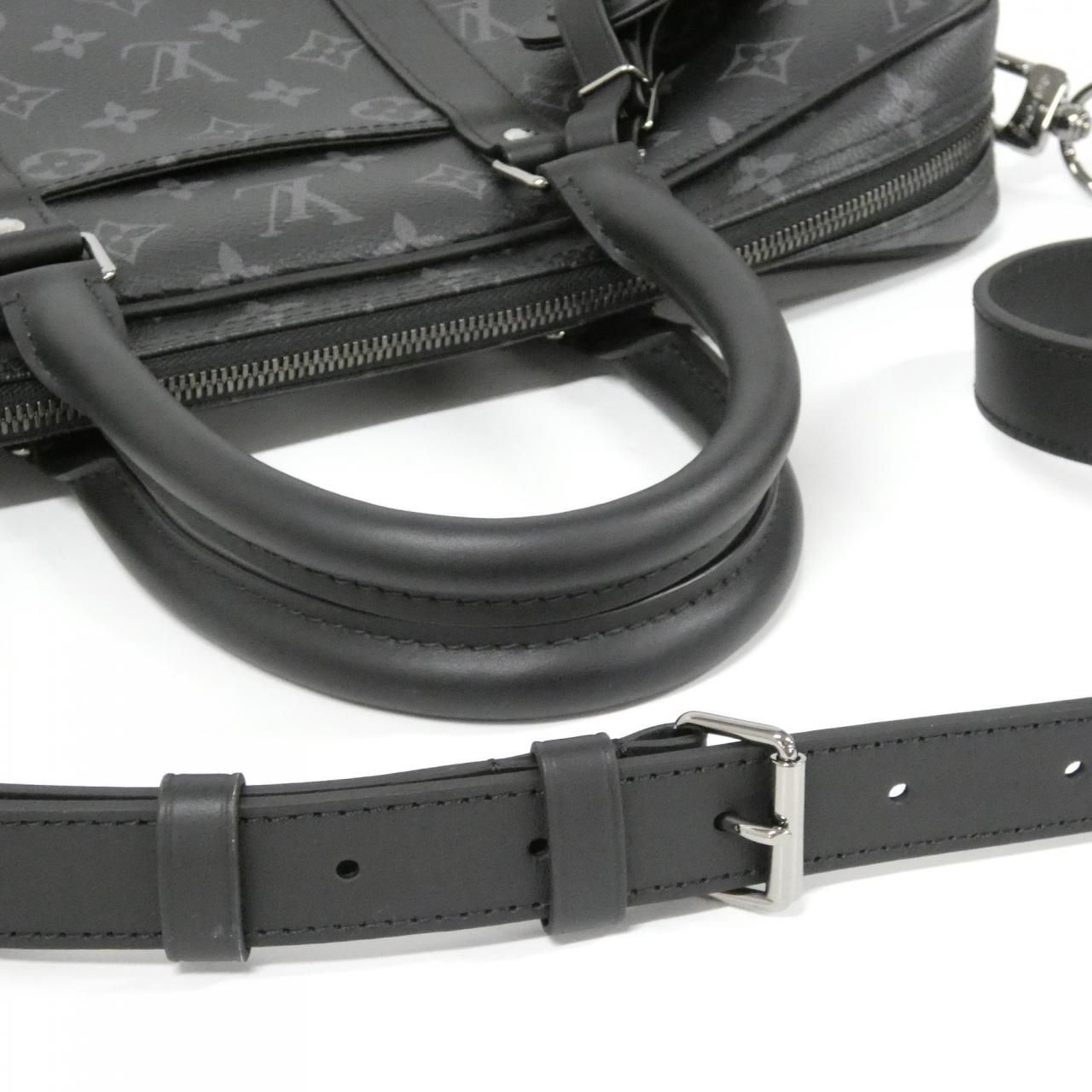 Louis Vuitton Monogram Eclipse Porte Document Voyage Bag — view 7