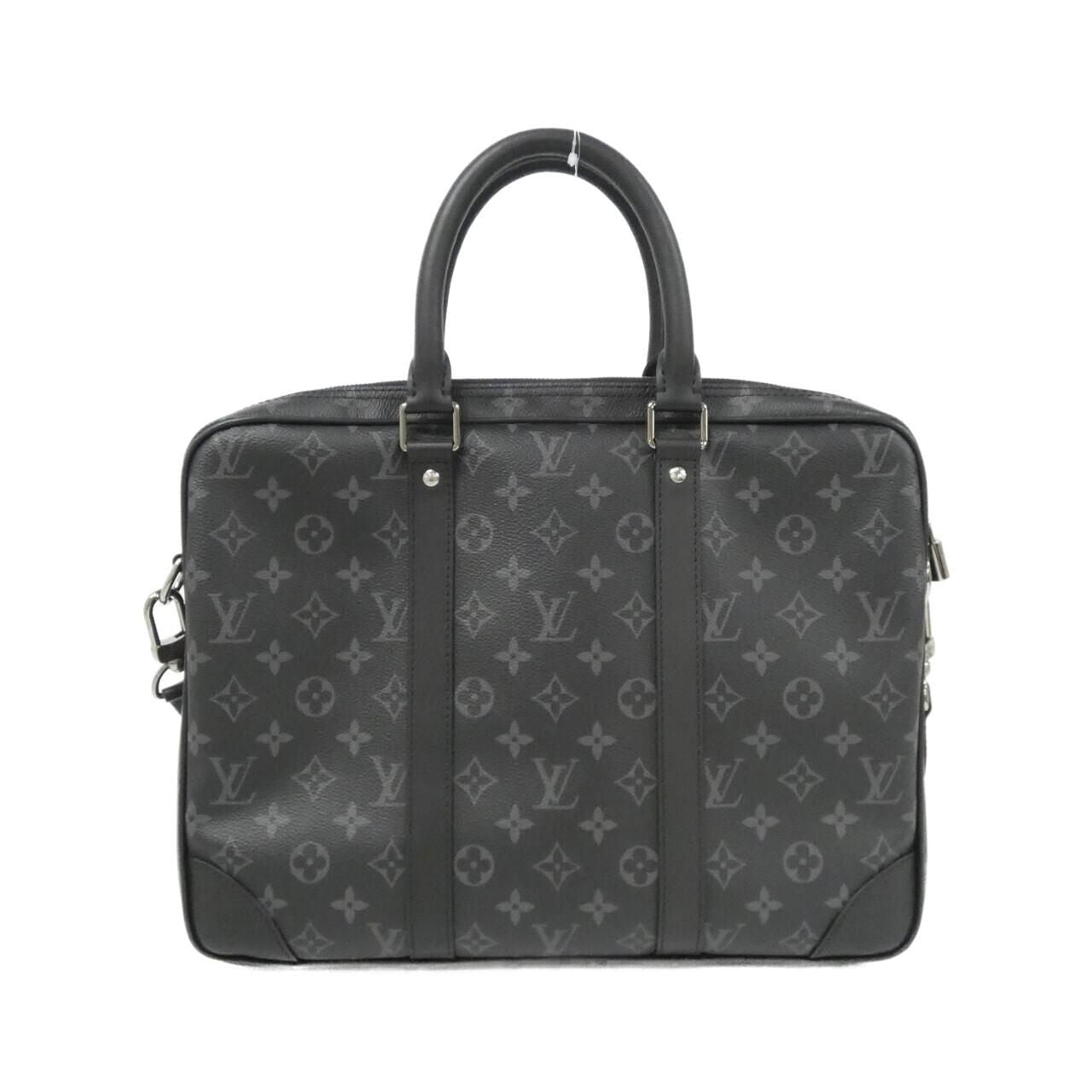 Louis Vuitton Monogram Eclipse Porte Document Voyage Bag — view 2