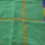 Chanel Chain Motif Scarf Blue Green — view 2