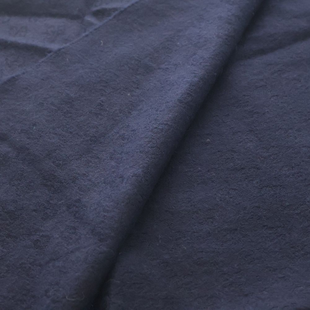 Gucci GG Pattern Cashmere Muffler Navy Scarf — view 5