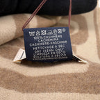 Hermes Scarf Click Se Nue Maron Glace Cles Cashmere Bicolor Shawl Brown Marron-glace — view 5