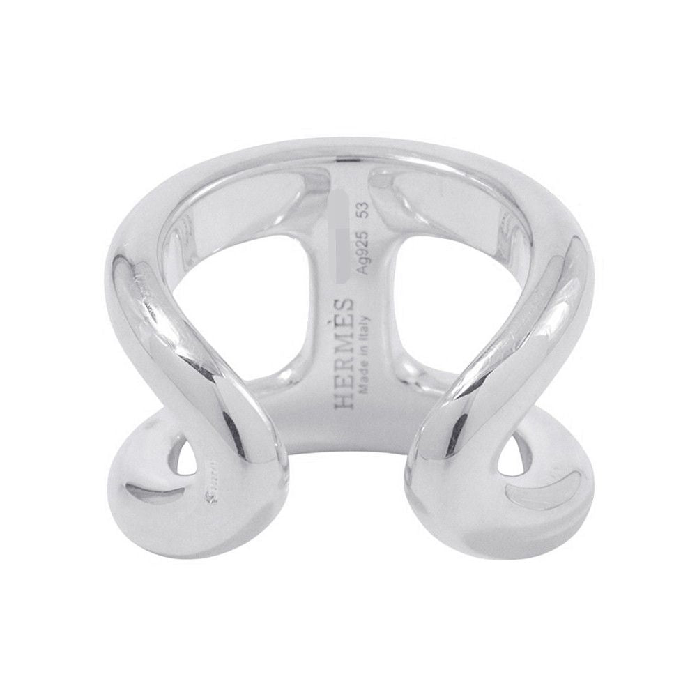 Hermes Ring Osmose GM Silver 53 — view 4