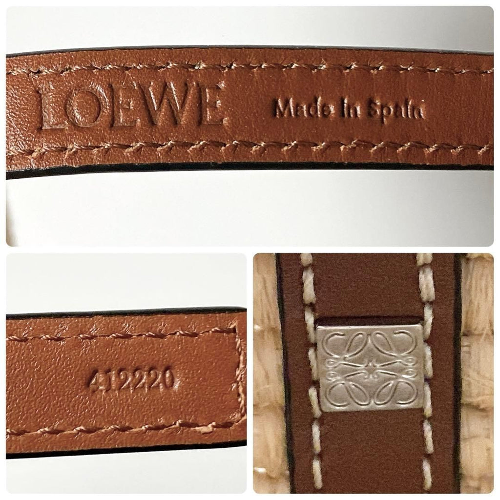 Loewe Square Basket Small Brown Bag — view 9