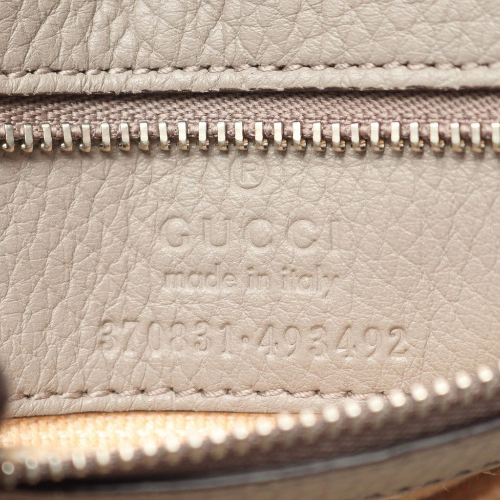 Gucci Handbag Bamboo Daily Gray Leather 2-Way Hand — view 4