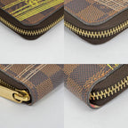Louis Vuitton Zippy Wallet Damier Trunk Pink Stripe Leather Long — view 5