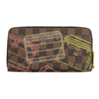 Louis Vuitton Zippy Wallet Damier Trunk Pink Stripe Leather Long — view 2