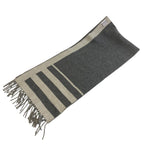 Hermes Love Story Muffler Gray Scarf — view 6