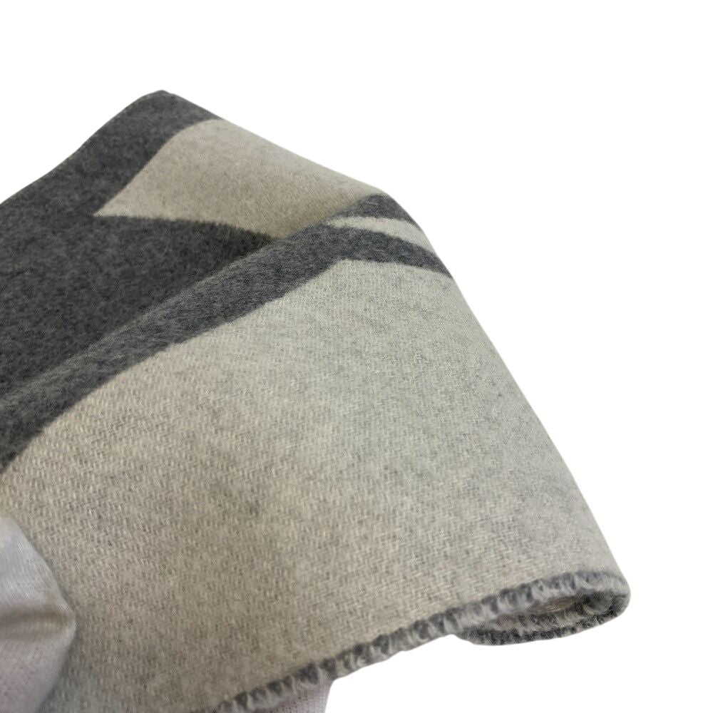 Hermes Love Story Muffler Gray Scarf — view 7