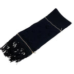 Chanel Zip Muffler Black Scarf — view 2