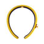 Chanel Coco Mark Turnlock Headband Hair Accessory Yellow — view 2
