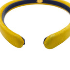 Chanel Coco Mark Turnlock Headband Hair Accessory Yellow — view 5