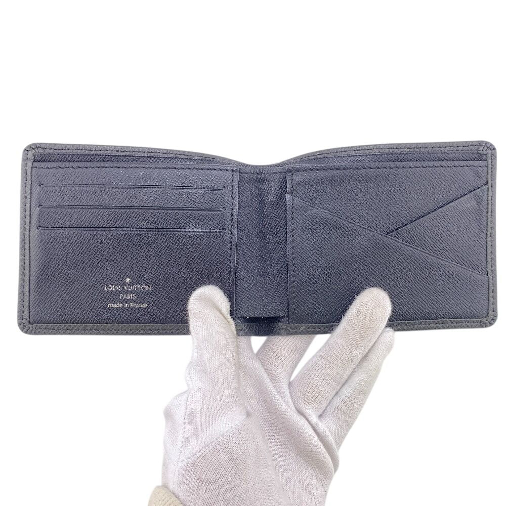 Louis Vuitton Billfold Portefeuille Multiple Bifold Wallet Noir Black — view 6