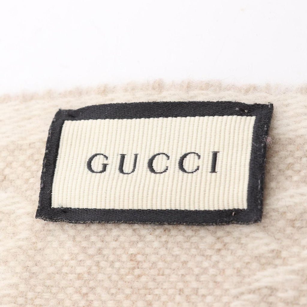 Gucci Muffler GG Pattern Wool B Scarf — view 2