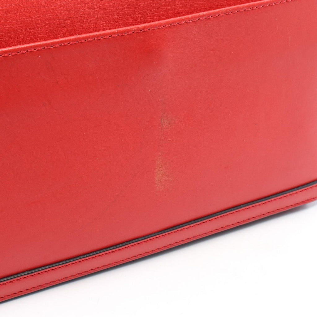 Loewe Shoulder Bag Barcelona Red Leather — view 8