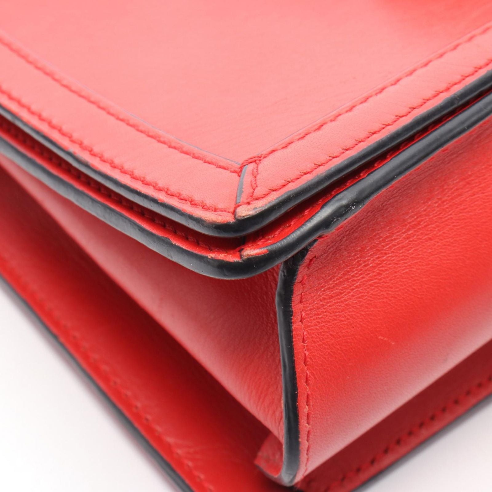 Loewe Shoulder Bag Barcelona Red Leather — view 9
