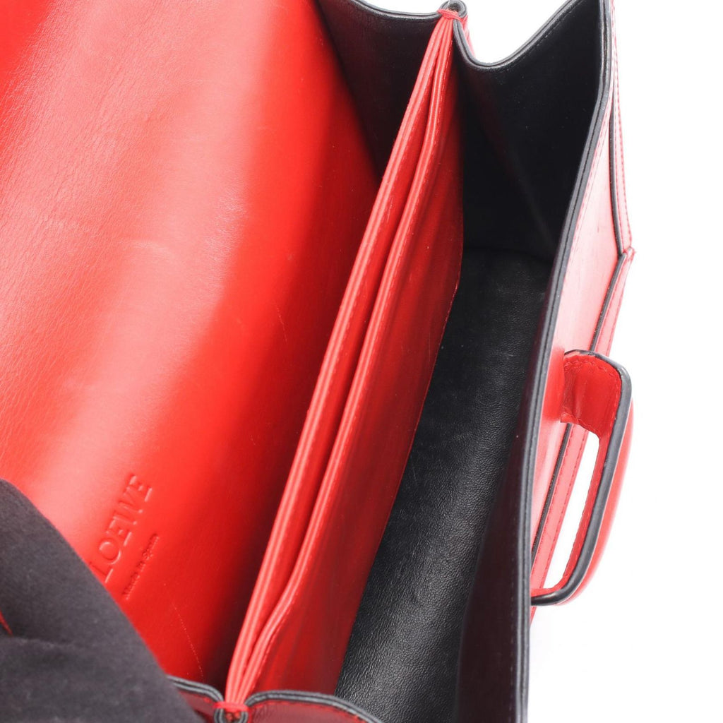 Loewe Shoulder Bag Barcelona Red Leather — view 3