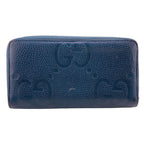 Gucci Round Zip Wallet Long Navy — view 2