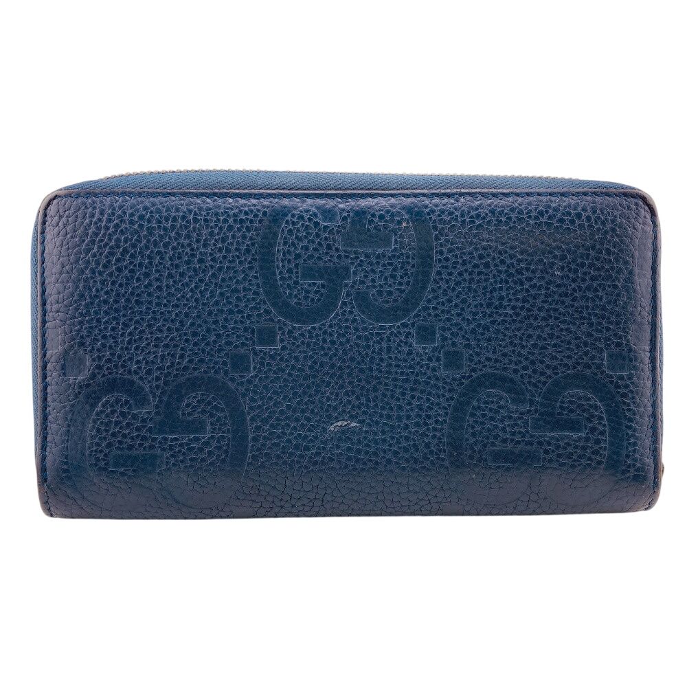 Gucci Round Zip Wallet Long Navy — view 2