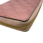 Gucci Round Zipper Long Wallet Pink — view 5