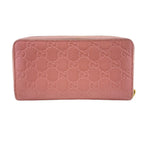 Gucci Round Zipper Long Wallet Pink — view 2