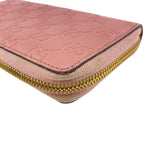 Gucci Round Zipper Long Wallet Pink — view 6