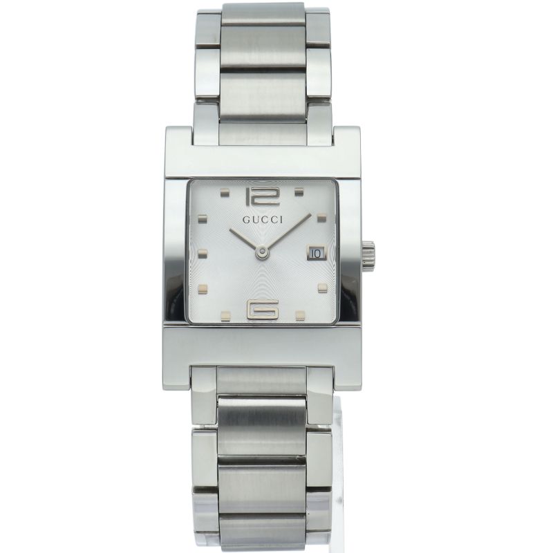 Gucci Square Watch 7700 M SS Silver Polished — view 2