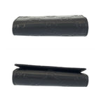 Gucci Rubber Effect Black Leather key Case 6 Rows — view 9