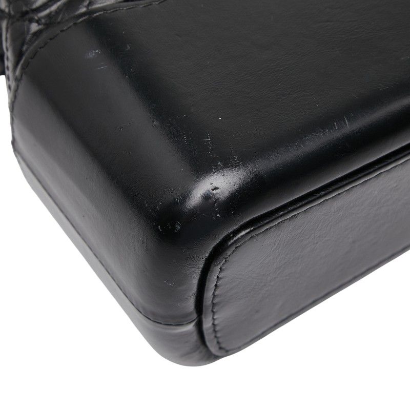 Chanel Gabriel De Chain Shoulder Bag Black Leather — view 5