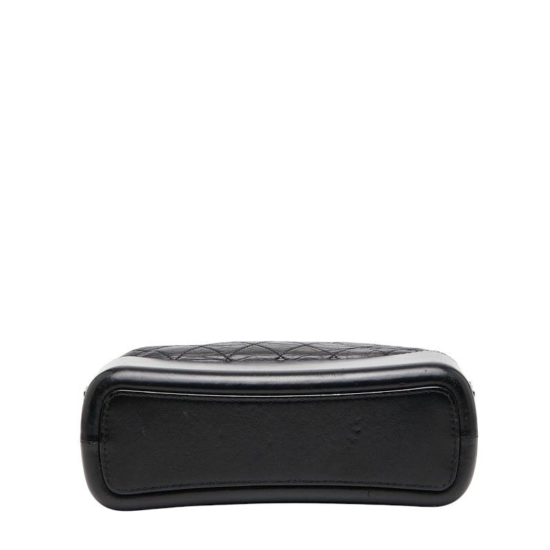 Chanel Gabriel De Chain Shoulder Bag Black Leather — view 3