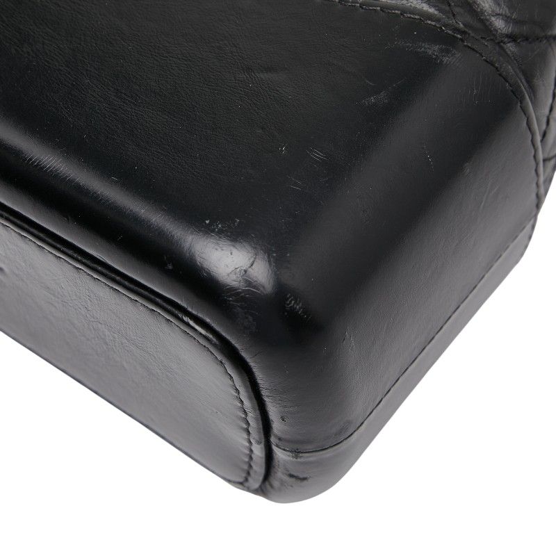 Chanel Gabriel De Chain Shoulder Bag Black Leather — view 4