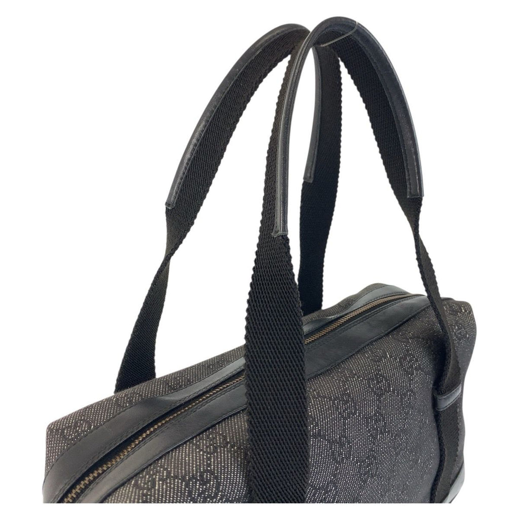 Gucci Black Gold Hardware GG Canvas 92734 Tote — view 6