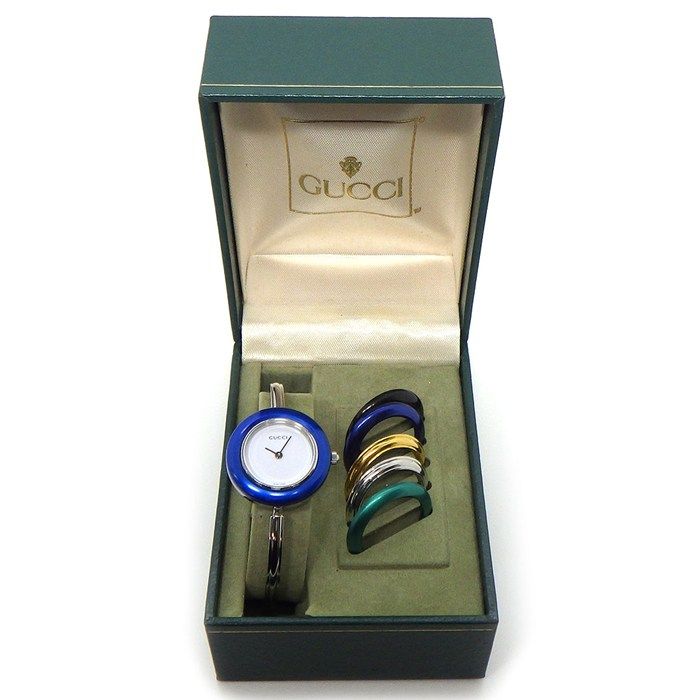 Gucci Watch Change Bezel 11 Multicolor All 6 Colors White — view 9