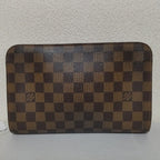 Louis Vuitton Saint Damier Clutch Brown — view 2