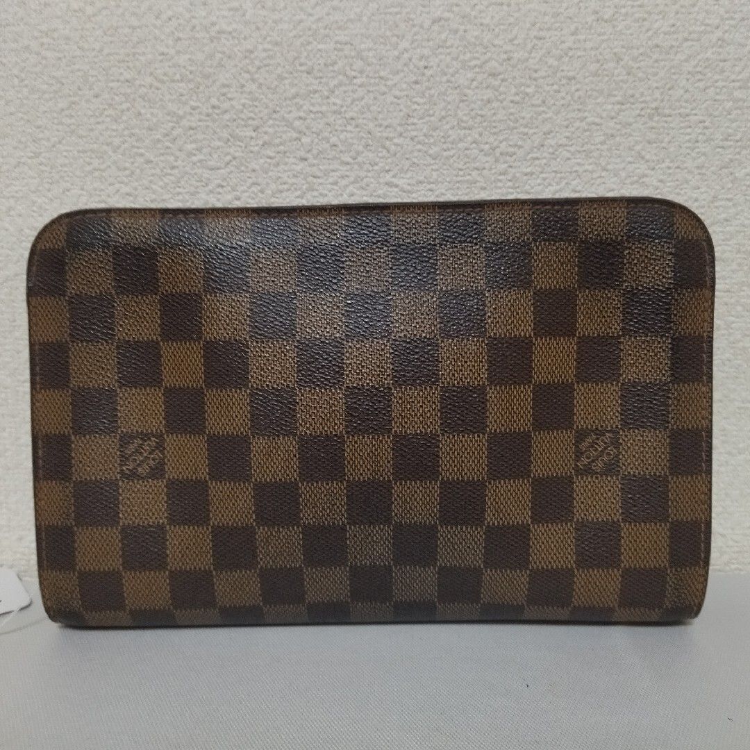 Louis Vuitton Saint Damier Clutch Brown — view 2