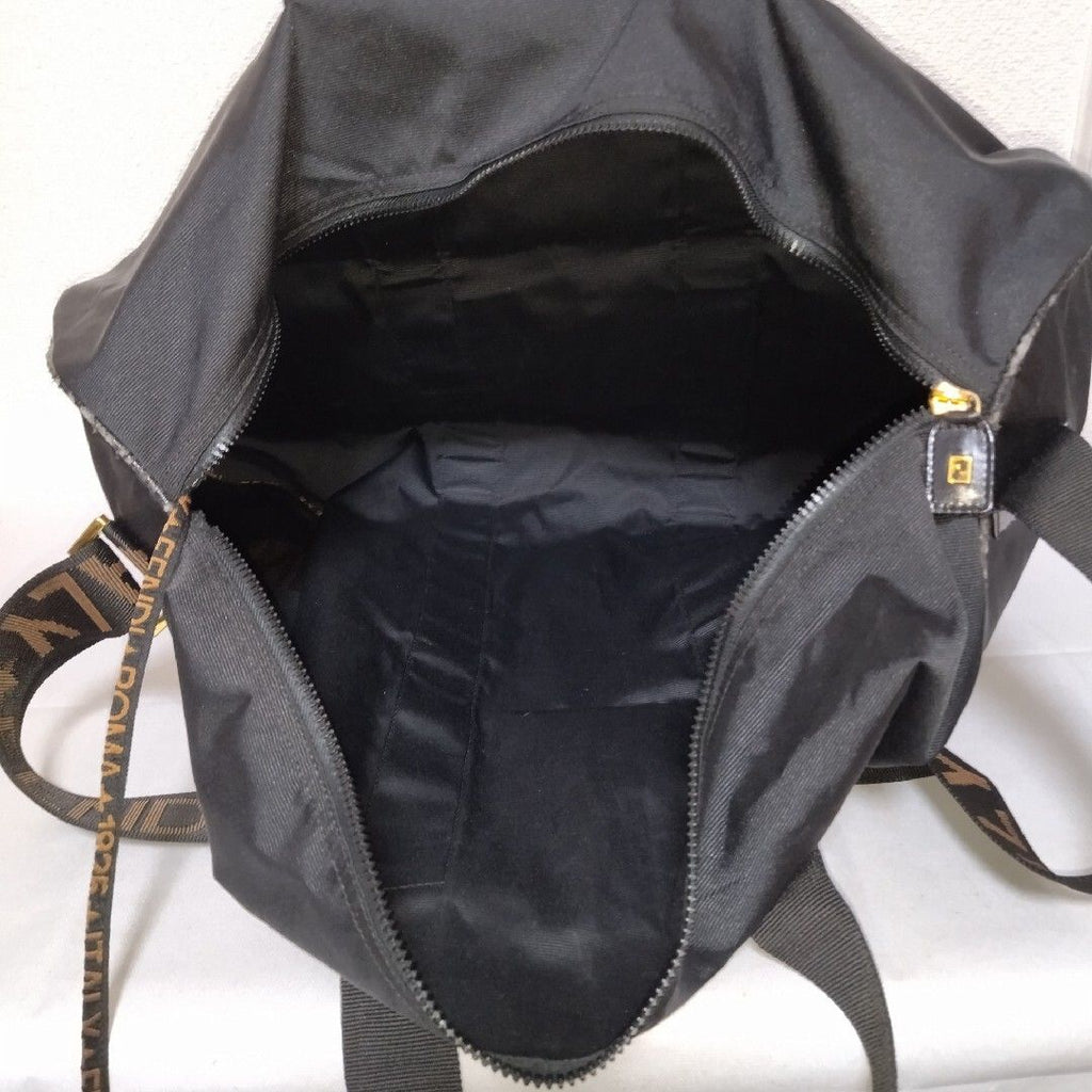 Fendi 2-Way Boston Bag Nylon Logo — view 9