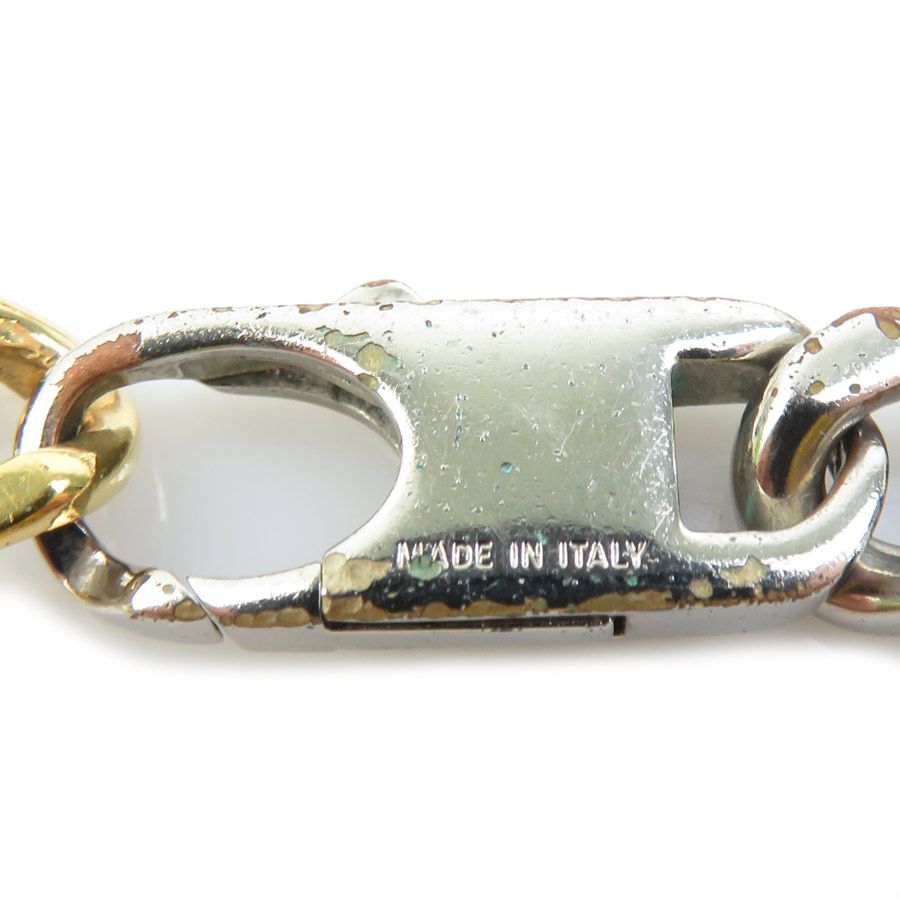 Fendi Chain-Link Gold and Silver Bracelet — view 7