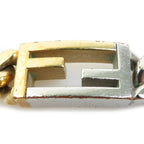 Fendi Chain-Link Gold and Silver Bracelet — view 2