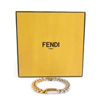 Fendi Chain-Link Gold and Silver Bracelet — view 8