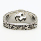 Gucci Ring Interlocking Arabesque 13 Silver 925 5.4 g — view 5