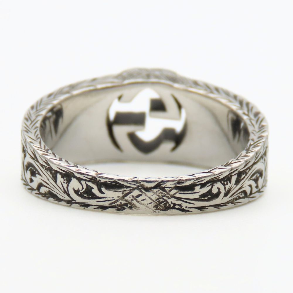 Gucci Ring Interlocking Arabesque 13 Silver 925 5.4 g — view 5