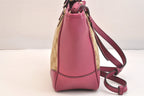 Gucci Bree 2-Way Shoulder Handbag GG Canvas Leather Beige — view 5