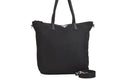 Prada Vintage Nylon Leather 2-Way Shoulder Cross Handbag Black