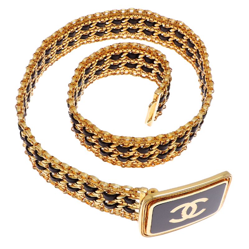 Chanel Leather Black Belt — view 2