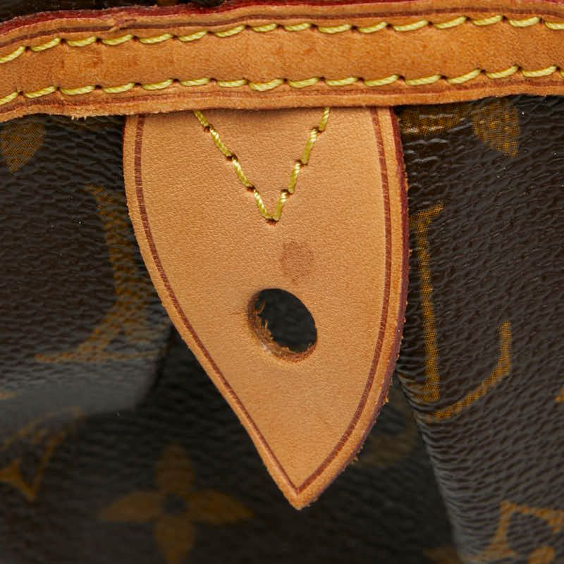 Louis Vuitton Monogram Montorgueil GM Tote Brown Leather — view 8