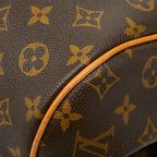 Louis Vuitton Monogram Montorgueil GM Tote Brown Leather — view 4