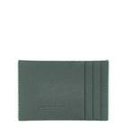 Bottega Veneta Maxi Intrench Card Case Light Green Leather — view 2